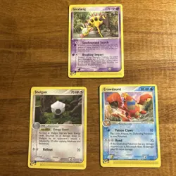 Pokemon Ex Dragon Lot- 2 Reverse Holos, Roselia Holo, 2 Skarmory, 2 Girafarig - Image 5
