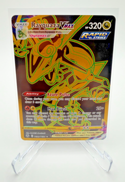 Pokemon TCG Rayquaza VMAX (Secret) TG29/TG30 Silver Tempest Trainer - Image 1