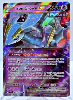 Iron Crown EX - 81/162 -Temporal Forces -Holo Rare - NM - Pokemon TCG - Image 1
