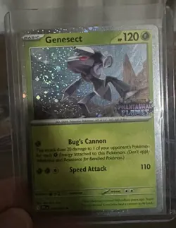 Pokemon TCG Genesect Stamped Promo Cosmos Holo 🔥 Perfect Swirl 🔥 - Image 2