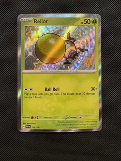 Pokemon TCG Rellor 108/091 Sv: Paldean Fates Shiny Rare Near Mint - Image 1