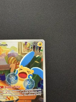 Pokemon TCG Minun 194/182 Sv04: Paradox Rift Illustration Rare Near Mint - Image 5