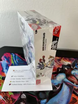 Pokemon TCG Mega Evolution 12 Booster Packs + Mini Portfolio Factory Sealed Box - Image 2