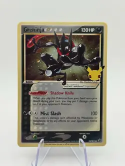 Greninja Gold Star Celebrations 144 Black Promo SWSH144 Pokemon - Image 1