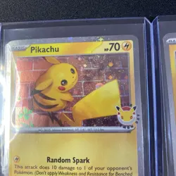 2026 Pokemon Day 30th Anniversary Pikachu 051 Stamped Promo w/ Swirl! - Image 4