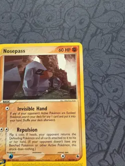 Pokemon: Nosepass #18/109 Ruby & Sapphire 2003 E-reader Non-holo - LP - I155 - Image 5