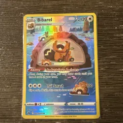 Pokemon Bibarel Art Rare GG25/GG70 Crown Zenith: Galarian Gallery Holo NM - Image 1
