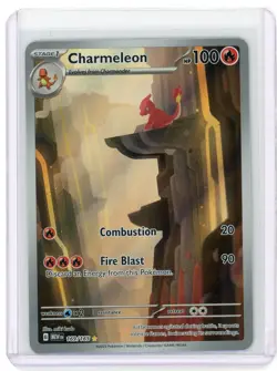 Pokemon TCG - Charmeleon 169/165 - Scarlet & Violet 151 - Art Rare - Image 1