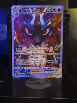 Pokemon TCG Lucario Vstar SWSH291 Sword & Shield Promo - Image 1