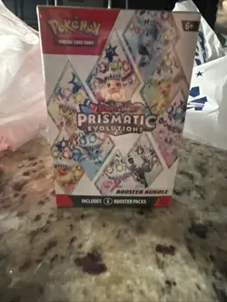 Pokemon TCG: S&V Prismatic Evolutions Booster Bundle (6pks) Factory Sealed - Image 1