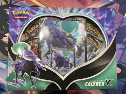 Pokemon TCG Chilling Reign Shadow Rider Calyrex V Box - Sealed - Damaged - 2021 - Image 1