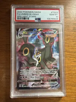 Pokemon Umbreon VMAX TCG TG23/TG30 Trainer Gallery Brilliant Stars PSA 10 - Image 1