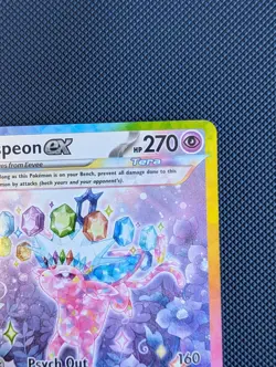 2025 Pokemon Sv: Prismatic Evolutions #155 Espeon ex Illustration Rare Holo - Image 3