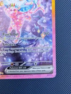 2025 Pokemon Sv: Prismatic Evolutions #155 Espeon ex Illustration Rare Holo - Image 4