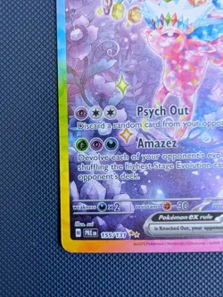 2025 Pokemon Sv: Prismatic Evolutions #155 Espeon ex Illustration Rare Holo - Image 5