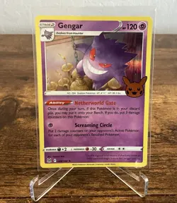 Gengar 066/196 Trick or Trade Holo Rare Netherworld Gate Pokemon TCG - Image 1