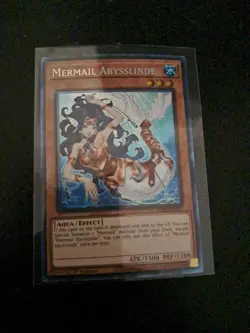 Yugioh Mermail Abysslinde Secret Rare RA04 - Image 1