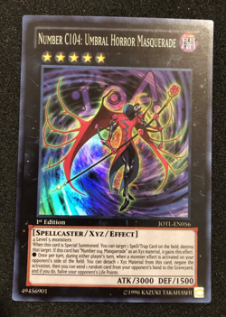 Yu-Gi-Oh! Number C104: Umbral Horror Masquerade JOTL-EN056 Super Rare 1st - NM - Image 1