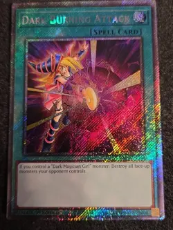LP Dark Burning Attack 1st Edition Platinum Secret Rare RA04-EN245 Yu-Gi-Oh! - Image 1