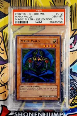 Yu-Gi-Oh! MAHA VAILO 1st Ed Magic Ruler MRL-012 Psa 10 Super Rare GEM MINT - Image 1