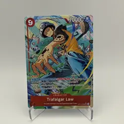 Trafalgar Law OP14-009 SR Alternate Art One Piece TCG The Azure Sea's Seven NM - Image 1