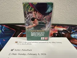One Piece Card Game Legacy of The Master Double Pack Set 8 DP-08, New, Sealed - Image 1