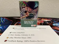 One Piece Card Game Legacy of The Master Double Pack Set 8 DP-08, New, Sealed - Image 2