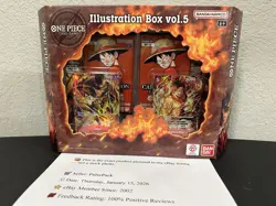 Bandai One Piece Card Game Illustration Box vol. 5, Brand New, Factory Sealed - Image 1