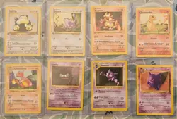 Pokemon Card Lot 3 1st Edition Cards Base Set Jungle Gengar Fossile Shadowless🔥 - Image 1
