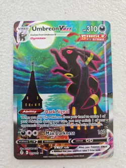Umbreon VMAX 215/203 SWSH Evolving Skies Pokemon card TCG - Image 1