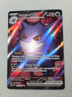 Gengar ex 193/162 SV Temporal Forces Pokemon card TCG - Image 2