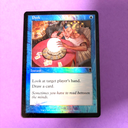 Peek - FOIL - Odyssey - LP - MTG Magic the Gathering - Image 1
