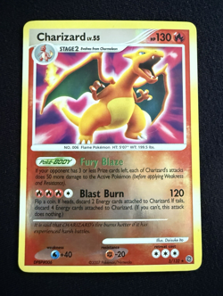 Charizard LV.55 3/132 Secret Wonders Reverse Holo LP Pokemon Card - Image 1