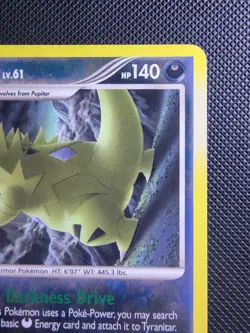 Tyranitar 30/100 Stormfront Regular Mid Era Vintage Pokemon Card - Image 3