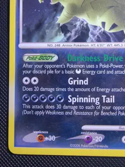 Tyranitar 30/100 Stormfront Regular Mid Era Vintage Pokemon Card - Image 5