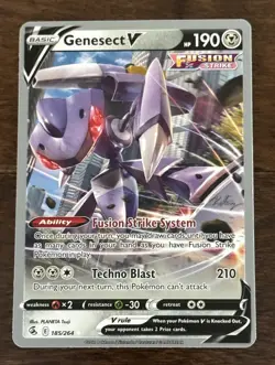 Pokemon 10 card lot 103 all V max, V, and EX in mint condition - Image 5
