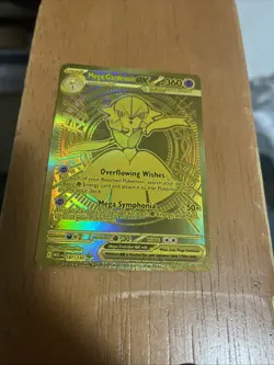 Pokemon Mega Gardevoir EX TCG Card 187/132 Gold Full Art Mega Evolution NM - Image 2