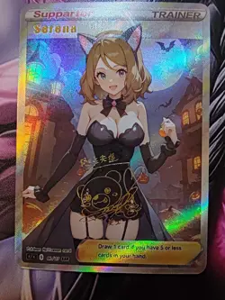 Card Pokemon Waifu Trainers Misty Serena Dawn Cynthia May Lillie Iris Hilda Rosa - Image 1