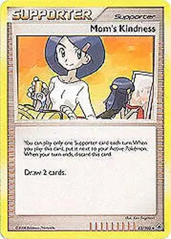 Pokemon Diamond and Pearl Majestic Dawn- Mom's Kindness (Uncommon) Card 83/100 - Image 1