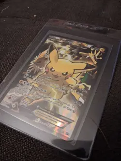 Pokemon Pikachu EX XY124 Black Star Promo 2016 Holo Card TCG Very Good cond - Image 4