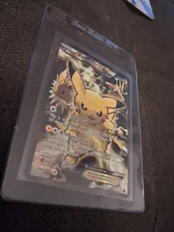 Pokemon Pikachu EX XY124 Black Star Promo 2016 Holo Card TCG Very Good cond - Image 5