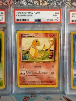 Charmander Squirtle Bulbasaur Base Set 1999 Pokemon Card Common WOTC - Image 3
