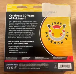Pokemon TCG Pokemon Day 2026 Box with Pikachu Promo Card, Coin, Booster Packs - Image 3
