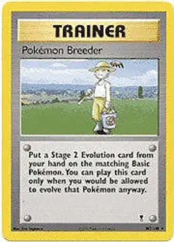 Legendary Collection 102/110 Trainer: Pokemon Breeder Pokemon Card - Image 1