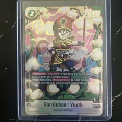 FB03-139 Dragon Ball Super Card Son Gohan: Youth SCR Holo Standard 20000 Power - Image 1
