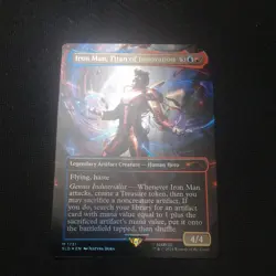 MTG - Iron Man, Titan of Innovation RAINBOW FOIL, NM free postage - Image 1