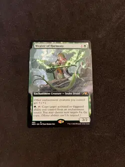 Weaver of Harmony (Ext Art) #483 [Kamigawa: Neon Dynasty] Magic MTG Cards NM/LP - Image 1