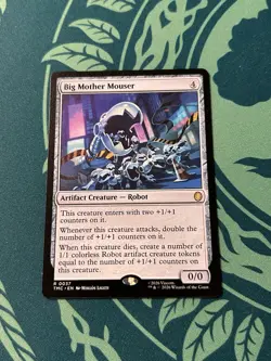 Big Mother Mouser NON Foil Teenage Mutant Ninja Turtles TMNT TMC MTG Magic - Image 1