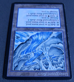 Underground River – Ice Age MTG Pain Land | Blue Black Dimir Mana Fixing | LP - Image 4