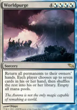 4x MTG Worldpurge, Light Play, English Shadowmoor - Image 1